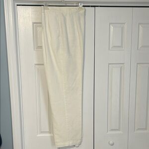 Liz Claiborne Women's Cream Wide Leg Pants